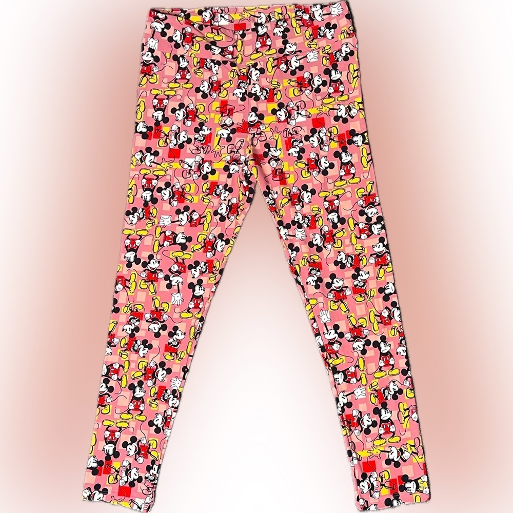 LuLaRoe Disney Mickey Mouse Leggings EUC